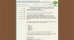 Desktop Screenshot of acornhousepsychotherapy.co.uk